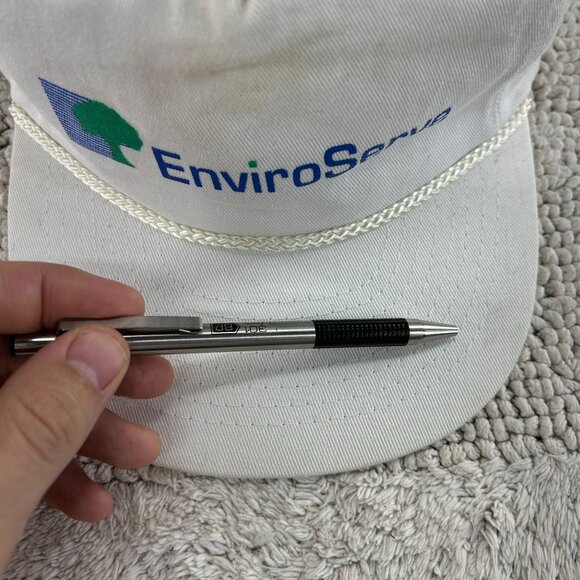 VINTAGE ENVIROSERVE SNAPBACK TRUCKER ROPE HAT OSFA GRAPHIC CAP - Picture 10 of 11
